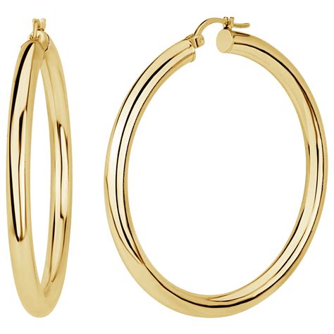 Walmart hoop earrings - The hoop earrings are crafted in 10k gold stamped and marked. The gold hoop earrings are yellow gold in color. The 10k gold earrings have 1 year warranty plus 30 days money back guarantee. The dimensions of the product are 18 mm x 18 mm. We aim to show you accurate product information.